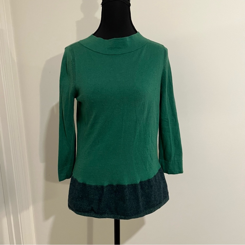 Angel Of The North Green Knit Sweater